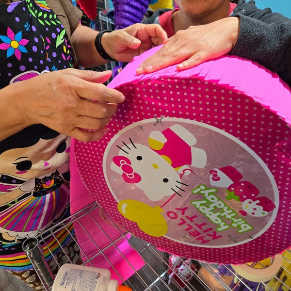 Piñata being made by hand