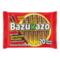 Dulceria 915 Bazukazo Hot Tamarind flavored candy straws covered in chili coating, 20 pieces.