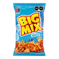 Dulceria 915 Big Mix Queso snack bag with Takis, Monster Runners, and Popcornopolis Pop coated in queso seasoning.