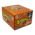 Dulceria 915 Bubbaloo Piña Chamoy gum box, 47 pieces, orange packaging with flame graphics and pineapple chamoy flavor.