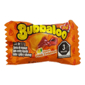 Dulceria 915 Bubbaloo Piña Chamoy chewing gum with liquid center, orange wrapper with pineapple and chili design.