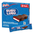 Dulceria 915 Ricolino Bubulubu marshmallow and strawberry gummy bars with chocolate flavored coating, 8 pack.