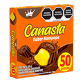 Dulceria 915 La Corona Canasta chocolates with rompope filling, 50 pieces, 325g.