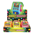 Dulceria 915 Candy Jackpot slot machine toys filled with colorful gumballs. Display box of 12.