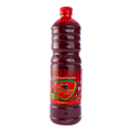 Dulceria 915 Delli-Delli El Torito Regio Chamoy sauce, 33 fl oz bottle. Dark red chamoy sauce with a bull logo.