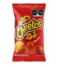 Dulceria 915 Cheetos Bolitas cheese and chili flavored corn puffs, bite-sized balls with a crunchy texture.