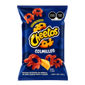 Dulceria 915 Cheetos Colmillos baked corn snacks with chile and cheese flavor, 100g bag.