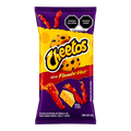 Dulceria 915 Cheetos Xtra Flamin' Hot crunchy cheese and chili lime flavored corn puffs, 55g bag