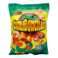 Dulceria 915 Chilibonchas Mix, chili-filled hard candy with pineapple, watermelon, and mango flavors. Bag contains 70 pieces.