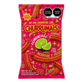 Dulceria 915 Churromais Limoncito corn puffs with chili and lime flavor, 65g bag.