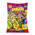 Dulceria 915 De la Rosa 4lb pinata candy mix featuring assorted lollipops and Pulparindo tamarind treats in a bag.