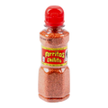 Dulceria 915 Forritos Chilito chili seasoning for fruit, 165g bottle with red cap.