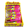 Dulceria 915 Indy Dedos spicy tamarind finger candy, bright red and chewy, coated in chile with tangy fruit notes.
