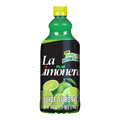 Dulceria 915 La Limonera 1L lime juice substitute bottle with fresh limes and yellow cap.