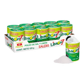 Dulceria 915 Limón 7 Salero, a pack of 10 lime and salt seasoning shakers, with one shaker open and a pile of seasoning.