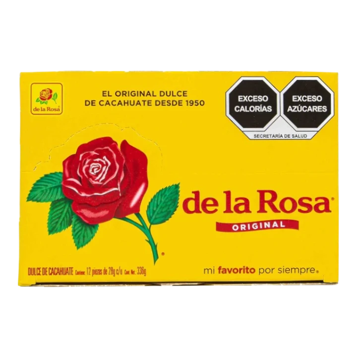 Dulceria 915 Mazapan Original 12 pieces of peanut candy, 1oz each, net weight 11.8oz.