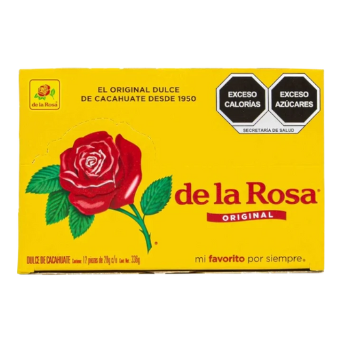 Dulceria 915 Mazapan Original 12 pieces of peanut candy, 1oz each, net weight 11.8oz.