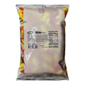 Dulceria 915 Jovy Peach Gummy Rings, 5lb bag. Peach flavored gummy candy rings with yellow and pink colors.