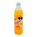 Dulceria 915 Peñafiel Naranja orange soda in a 600ml plastic bottle with a white cap. Features a label with orange slice graphic and nutritional warnings.