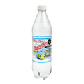 Dulceria 915 Peñafiel Twist sparkling water with cucumber, lime, and salt flavor. Clear beverage in a plastic bottle.