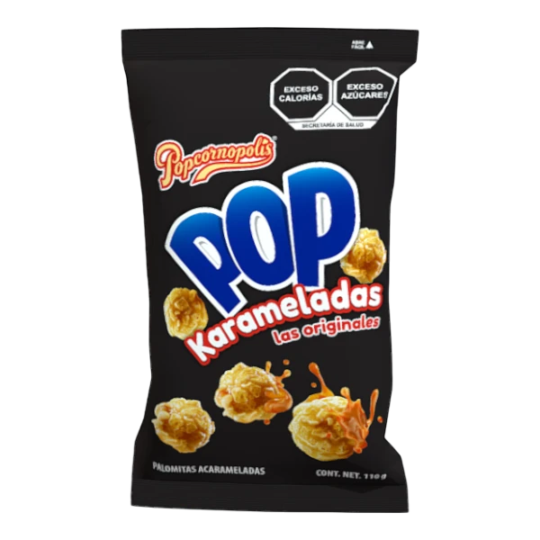 Dulceria 915 Pop Karameladas caramel popcorn snack bag, 110g