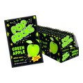 Dulceria 915 Pop Rocks Green Apple popping candy with a bright green apple graphic and starbursts.
