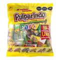 Dulceria 915 Pulparindo Party Mix bag with 90 assorted tamarind candies, 1.2kg. Features sweet, tangy, and spicy flavors.