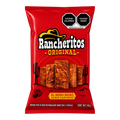 Dulceria 915 Rancheritos Original chips, fried corn snack with chili and spices, 58g bag.