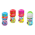 Dulceria 915 Rolon Candy liquid candy in blue raspberry, red watermelon, pink cherry, and green apple flavors.