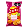 Dulceria 915 Sabritas Habanero potato chips, 42g bag with habanero peppers, lime, and whole potatoes.