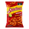 Dulceria 915 Sabritones Original Chile y Limon puffed wheat snacks with chili and lime flavor, 160g bag.