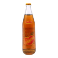 Dulceria 915 Soto Apple Soda in a glass bottle, featuring a red apple graphic and "Sabor Manzana" text.