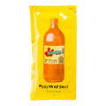 Dulceria 915 Valentina Salsa Picante Mexican hot sauce packet with a small orange bottle inside. 0.34 fl oz.