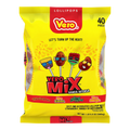 Dulceria 915 Vero Mix Banda Intensa spicy lollipops with strawberry, mango, and watermelon flavors. 40 pieces.