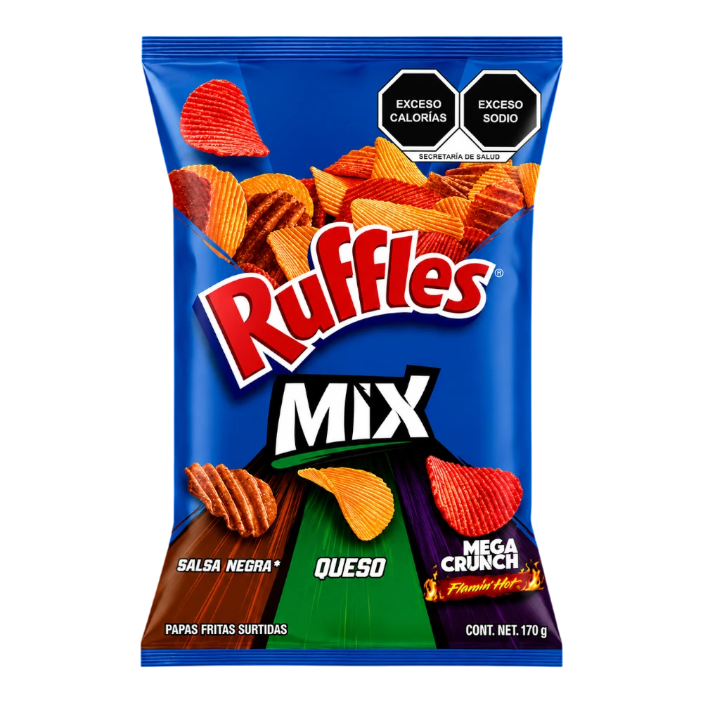 Ruffles Mix chips bag