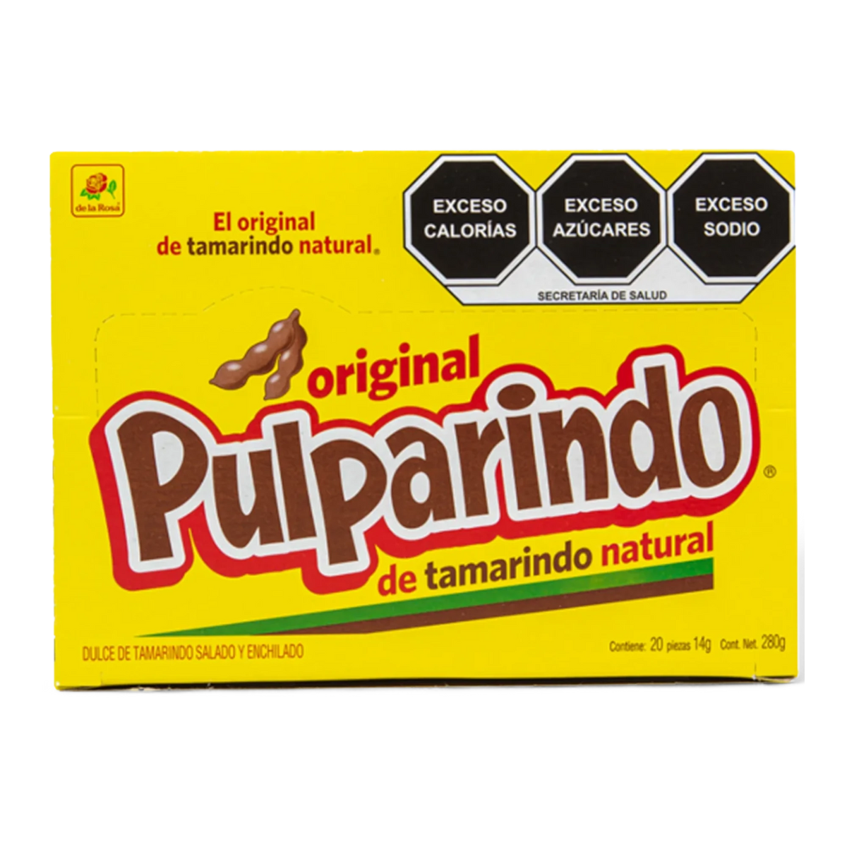 de la Rosa Pulparindo original tamarind candy